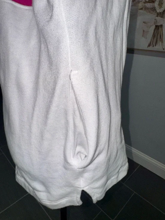 PINK Victoria's Secret Two-Tone Half-Zip Pullover - Fuchsia & White - Picture 10 of 10